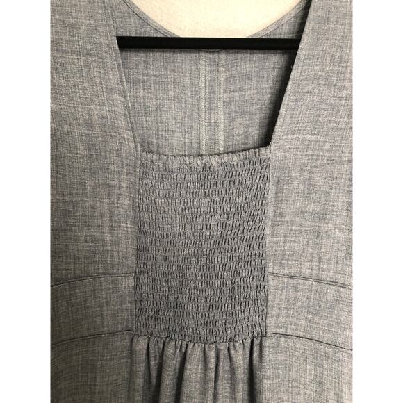 Calvin Klein A-Line Midi Dress Women's Size 8 Short Flutter Sleeve Blue NEW - Picture 5 of 9